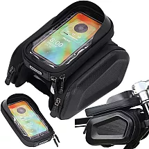 Bicycle frame pannier phone case bicycle waterproof