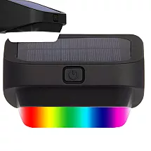 RGB LED Dārza Apgaismojums Lampa Kāpnēm Terasei Nožogojumam ar Krēslas Sensoru