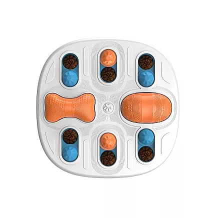 Attīstošā suņu rotaļlieta prāta spēle ar kārumiem un graužamajiem elementiem