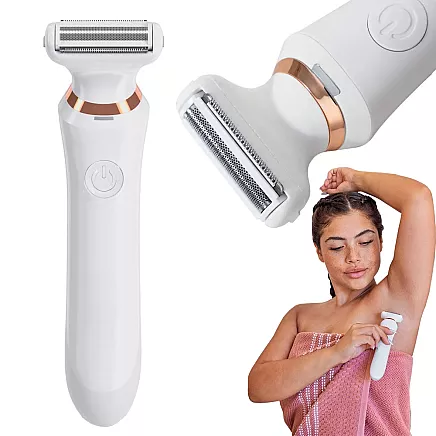 Womens shaver epilator body trimmer usb wet dry aku