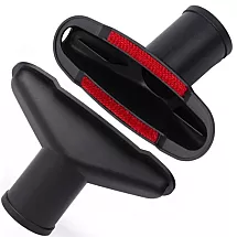 Universāla putekļsūcēja birste ar velūru, 32/35 mm, melna