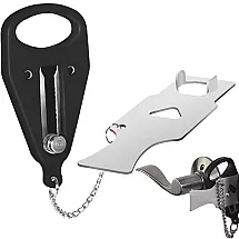 Portatīvā Durvju Slēdzene Pret Zādzībām, Ceļojumiem, Viesnīcām un Dzīvokļiem