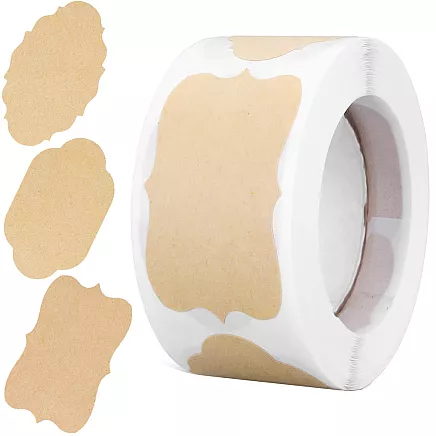 Pašlīmējošās etiķešu uzlīmes, 250 gab., 5×3 cm