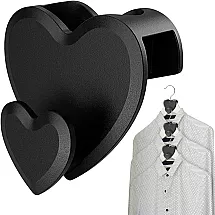 Pakaramo savienotāji skapim vietas taupīšanai, 12 gab. komplekts, melni