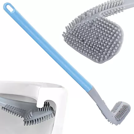 Silicone toilet brush toilet hook hygienic