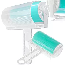 Silikona želejas drēbju tīrīšanas rullītis dzīvnieku spalvu noņemšanai, zaļš