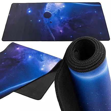 Large office mousepad cosmos stars in the world 90x40