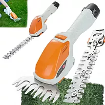 Bezvadu akumulatora zāles un krūmu šķēres, 30x7.5cm