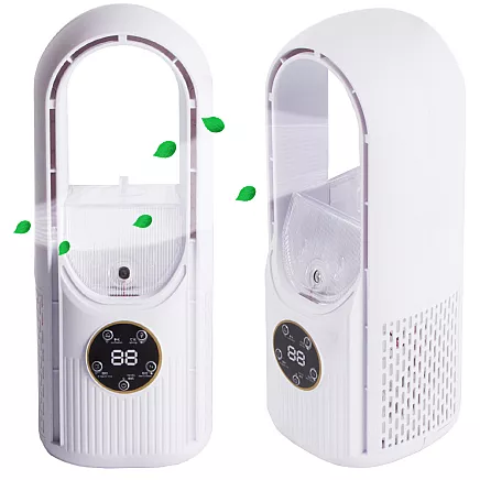 Column fan bladeless quiet standing humidifier