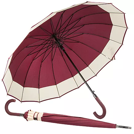 Elegant large government umbrella strong xxl non-slip handle automatic