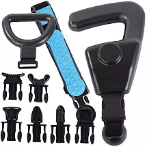 Masāžas pistole un josta mugurai, kaklam, ķermenim ar 6 uzgaļiem