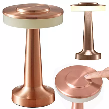 Nakts Gaisma Bezvadu Galda Lampa Guļamistabai