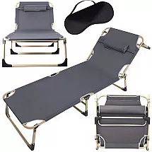 Saliekamā militārā gulta 120kg 190x70 pelēka