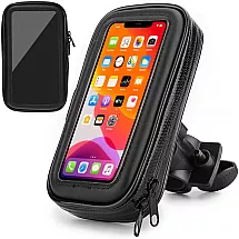 Bicycle phone holder waterproof lockable rotatable 360
