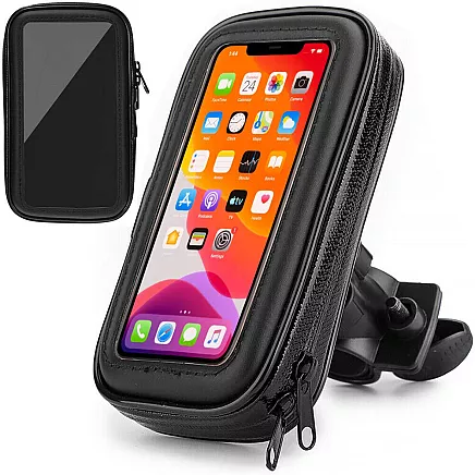 Bicycle phone holder waterproof lockable rotatable 360
