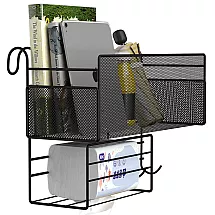 Plaukts Organizators Virtuvei un Vannas Istabai Zem Plaukta + 3 Āķi, Dažādas krāsas