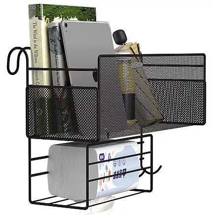 Plaukts Organizators Virtuvei un Vannas Istabai Zem Plaukta + 3 Āķi, Dažādas krāsas