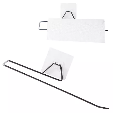 Virtuves papīra dvieļu turētājs ar piesūcekni loft stilā