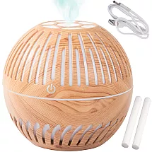 Elektriskais Ultraskaņas Gaisa Mitrinātājs / Difuzors / Aromaterapija 300 ml, Bēšs