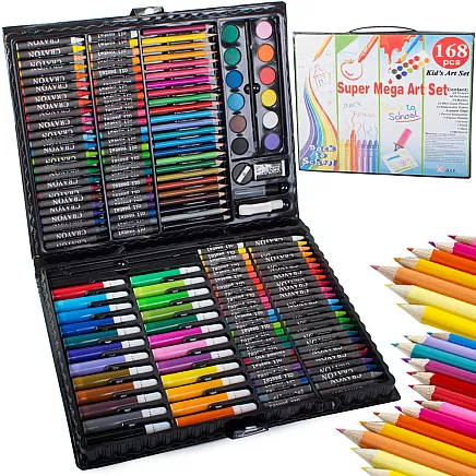 Artists set painting case 168 pcs