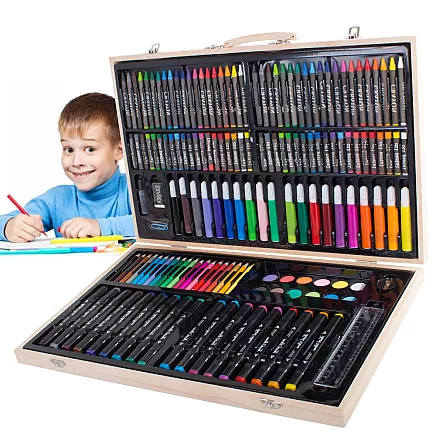 Artists set painting case 188 pcs