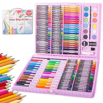 Artists set painting case 168 pcs