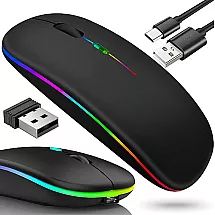 Plāns 2.4 GHz Bluetooth optiskā pele priekš PC un klēpjdatoriem