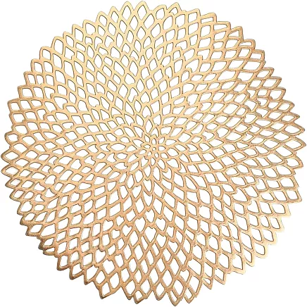 LACE TABLE MAT GOLD (180) GAB_A