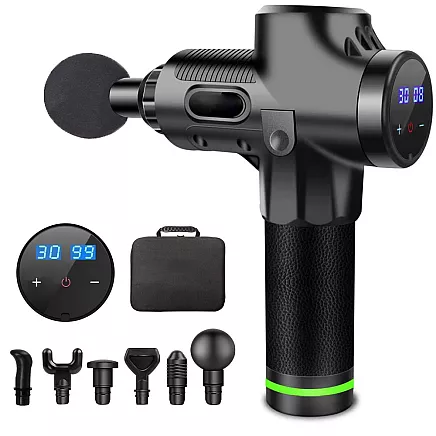 Masāžas pistole dziļai muskuļu masāžai ar LCD displeju