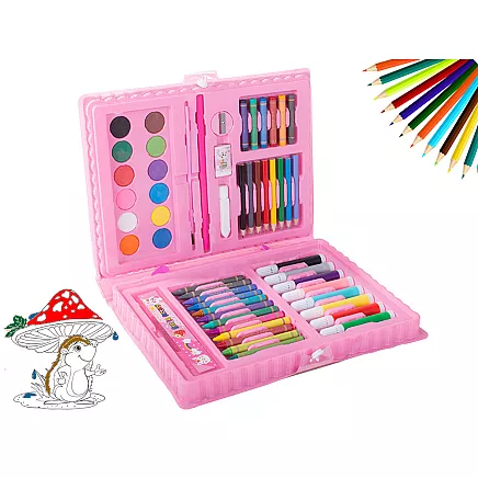 Artists set for painting in the case 68 pcs
