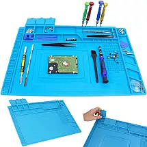 Silikona Servisa Paklājs Lodēšanas Organizators ar Magnētu 30x45cm