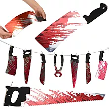 Helovīna Virtene 2M Naži Šķēpmeistara Rīki Asiņaini Rotājumi