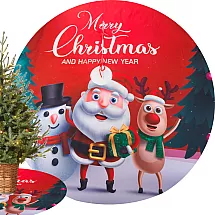 Ziemassvētku Eglīšu Paklājs, 120 cm