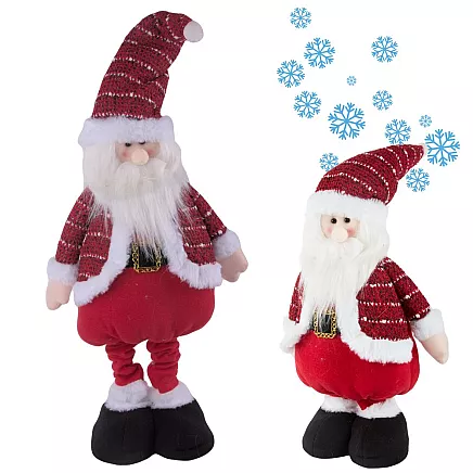 Ziemassvētku Rūķis Santa Klaus, 60-100 cm