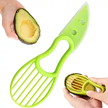 Avocado slicer knife fruit peeler multifunctional in plastic