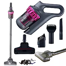 Upright hoover bagless handheld 2in1 100w 4 hepa nozzles