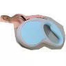 Automātiska suņu pavada 5m, izturīga līdz 15kg, ar bloķētāju, zila