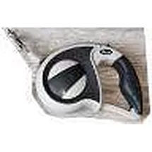 Automātiska suņu pavada 5m, izturīga līdz 20kg, ar bloķētāju, melna