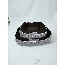 Mīksta un ērta plīša suņu guļvieta ar spilvenu