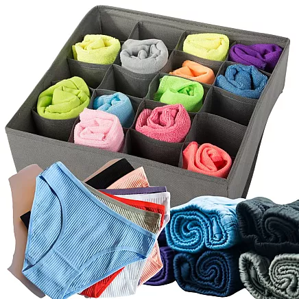 Underwear organiser socks drawer cupboard insert 20 compartments