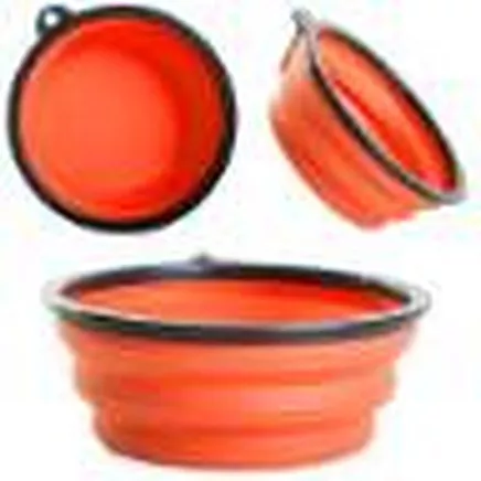 Silicone folding bowl for dog travel 0.8 l