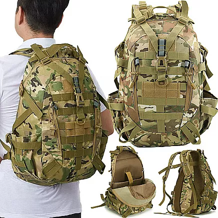 TACTICAL MILITARY BACKPACK MILITARY SURVIVAL HIKING TREKKING 30L