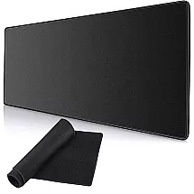 Gaming mouse and keyboard pad xl 80x30 cm anti-slip black