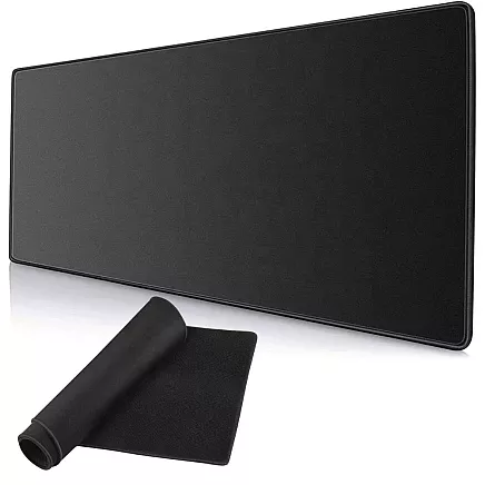Gaming mouse and keyboard pad xl 80x30 cm anti-slip black