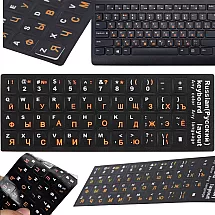 Pc qwerty laptop keyboard stickers 11x13mm