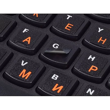 Pc qwerty laptop keyboard stickers 11x13mm
