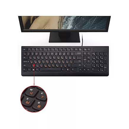 Pc qwerty laptop keyboard stickers 11x13mm