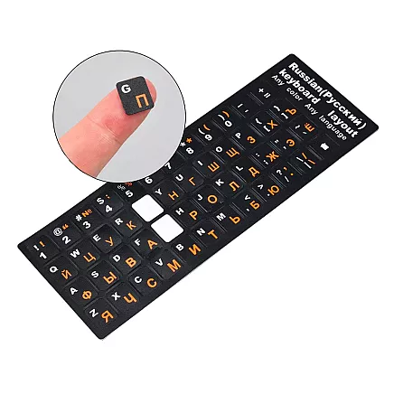 Pc qwerty laptop keyboard stickers 11x13mm