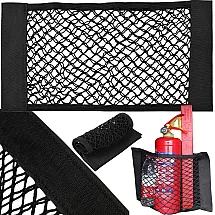 Car boot net sturdy with velcro to car seat sturdy pocket 50x25cm
