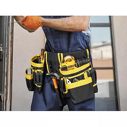 Multi-function tool belt 22 pockets hammer holder